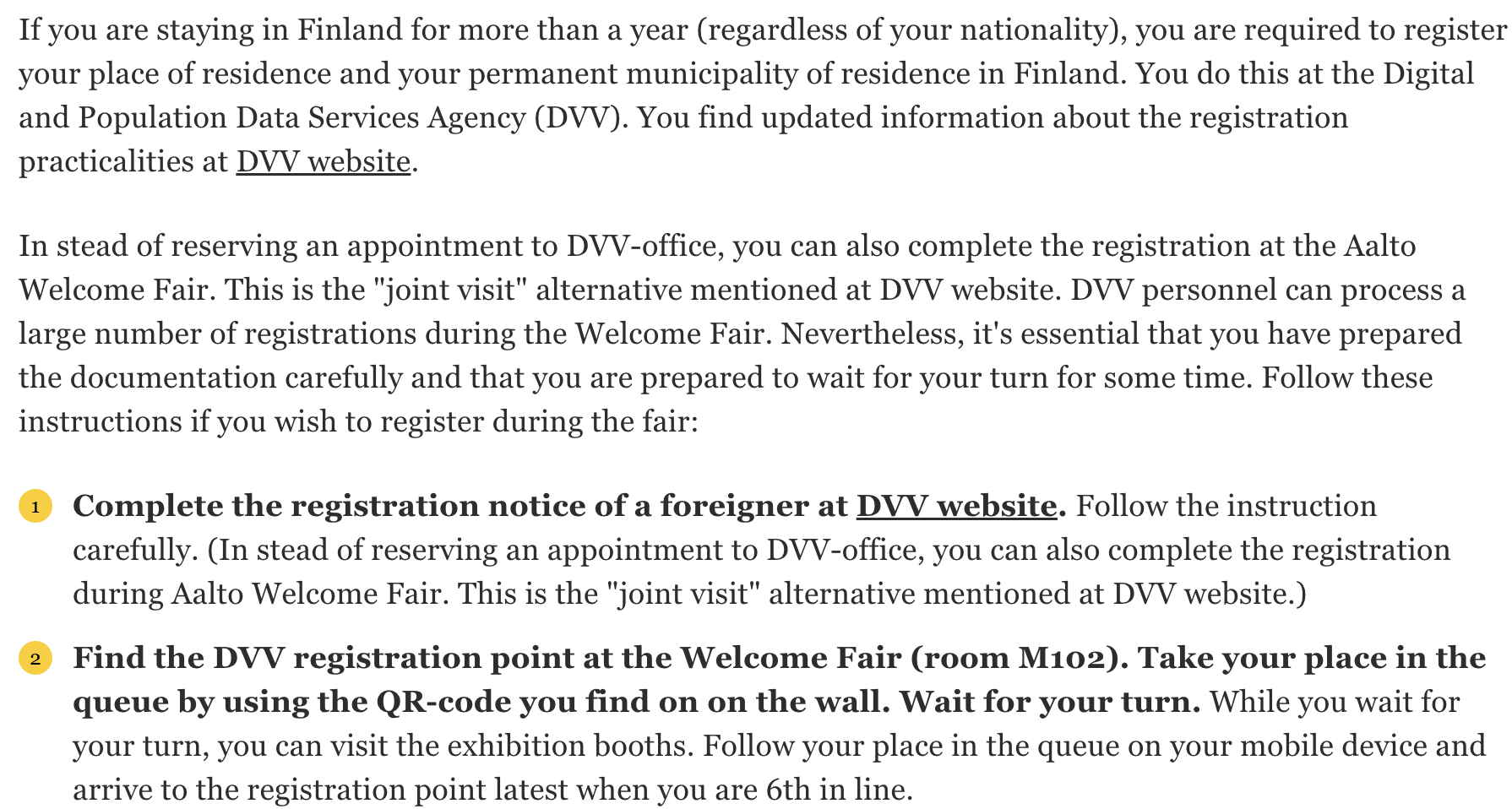 DVV Pop Up Point